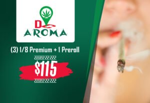 Deal 13: $115 3 1/8 Oz Premium and 1 Pre Roll